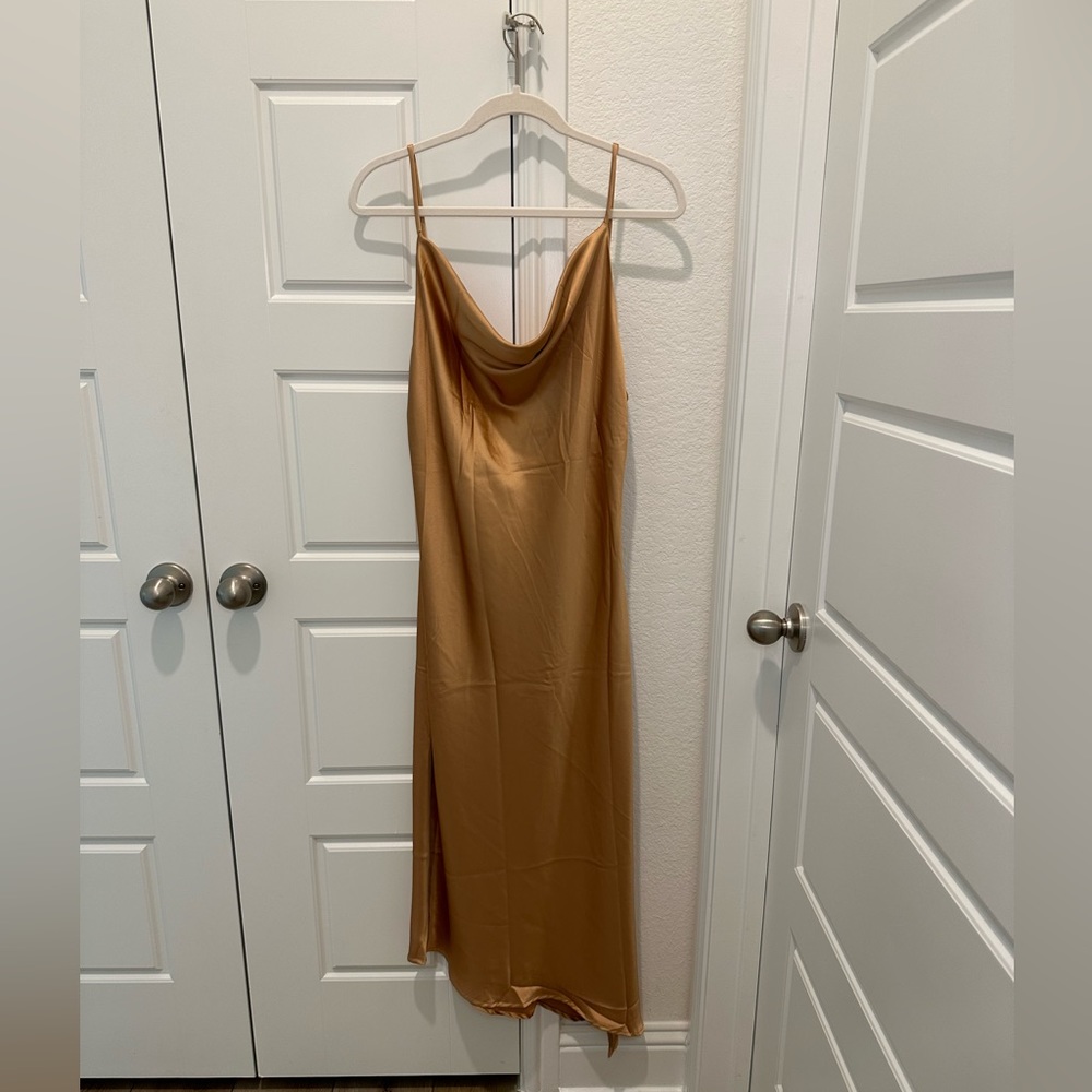 Cowl neck slip dress - new with tags